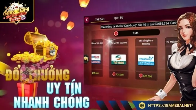 Đổi thưởng qua thẻ cào
