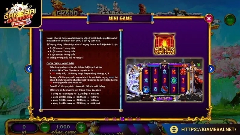 Tận dụng tính năng Bonus